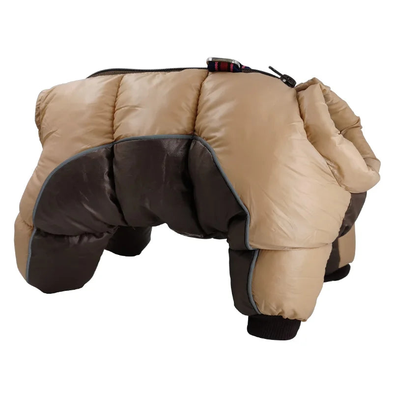Thicken Warm Dog Clothes for Dogs Winter Puppy Pet Dog Coat Jacket Waterproof Reflective Clothing for Dogs French Bulldog Pug